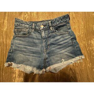 American Eagel Outfitters Super Stretch Hi Rise Shortie Sz 6 Shorts